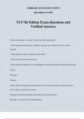 TCI 7th Edition Exam Questions and Verified Answers