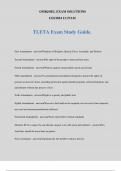 TLETA Exam Study Guide.