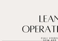 LEAN OPERATIONS