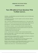 Nurs 300 midterm Exam Questions With Verified Answers.