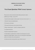 Viva Exam Questions With Correct Answers