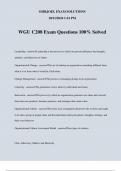 WGU C208 Exam Questions 100% Solved