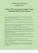 WGU C773: User Interface Design - Exam Questions With Correct Answers