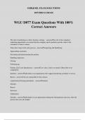 WGU D077 Exam Questions With 100% Correct Answers