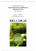 Samenvatting methodisch handelen inzichtelijk Jos Kuiper, HST 1 tm 10, super compact, leestijd 30 min