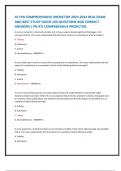 ATI PN COMPREHENSIVE PREDICTOR 2023-2024 REAL EXAM  AND BEST STUDY GUIDE 160 QUESTIONS AND CORRECT ANSWERS / PN ATI COMPREENSIVE PREDICTOR  A nurse is caring for a client who decides not to have surgery despite significant blockages in his  coronary arter