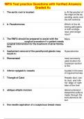 NIFA Test practice Questions with Verified Answers Graded A+