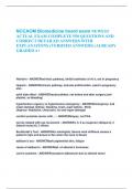 NCCAOM Biomedicine board exam NEWEST  ACTUAL EXAM COMPLETE 550 QUESTIONS AND  CORRECT DETAILED ANSWERS WITH  EXPLANATIONS (VERIFIED ANSWERS) |ALREADY  GRADED A+