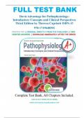 Pathophysiology Introductory Concepts and Clinical Perspectives 3rd Edition By Theresa Capriotti, 2024 |Chapter 1 - 42 |  All Chapters Covered, Verified Latest Edition Guide 2024