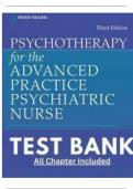 test bank psychotherapy for the advanced practice psychiatric nurse a how to guide for evidence based practice 3rd edition kathleen wheeler chapter 1 24 complete_solution.