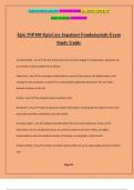 Epic INP100 EpicCare Inpatient Fundamentals Exam Study Guide