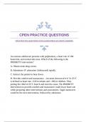 CPEN PRACTICE QUESTIONS WITH GUARANTEED ACCURATE ANSWERS