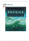 Instructor Solution Manual for Fundamentals of Physics 9thEd Resnick, Walker, and Halliday