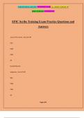 EPIC Scribe Training Exam Practice Questions and Answers parts of the record - Ans:-HPI POS PMH FMH SH Outside Records subjective - Ans:-HPI ROS PMH FMH SH ©GRACEAMELIA 2024/2025 ACADEMIC YEAR. ALL RIGHTS RESERVED FIRST PUBLISH OCTOBER 2024 Page 2/24 Obje