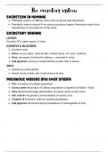 The excretory system grade 11 Life Science (B&W printable version) 