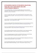 ATI RN MENTAL HEALTH// ATI RN MENTAL HEALTH REAL  EXAM AND STUDY GUIDE NEWEST 2024-2025  LATEST//ALREADY GRADED A+ A nurse providing teaching to a client with chronic kidney disease and a new prescription for  erythropoietin. Which statement by the client