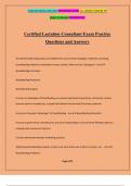 Certified Lactation Consultant Exam Practice Questions and Answers