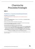 Samenvatting -  Chemische procestechnologie