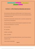 CCNA3 v7 - ENSA Final Exam Questions and Answers