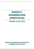 ENG2611 PORFOLIO EXAMINATION ANSWERS 2024