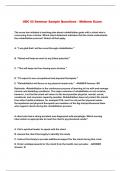 UDC III Seminar Sample Questions - Midterm Exam