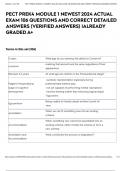 PECT PREK4 MODULE 1 NEWEST 2024 ACTUAL EXAM 106 QUESTIONS AND CORRECT DETAILED ANSWERS (VERIFIED ANSWERS) |ALREADY GRADED A+