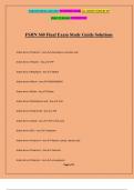 FSHN 360 Final Exam Study Guide Solutions