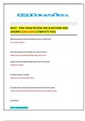 NACC - PSW EXAM REVIEW 200 QUESTIONS AND ANSWER (2024-2025) COMPLETE PASS