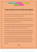 GI block i-Human cases Exam Study Guide Solutions