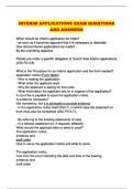  INTERIM APPLICATIONS EXAM QUESTIONS AND ANSWERS