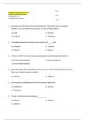 Foundations Nursing Process Exam  Questions with Marking scheme 