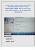 I-HUMAN CASE WEEK #9: 26-YEAR-OLD PATIENT WITH FREQUENT SEVERE HEADACHES, TEMPERATURE NORMAL   LATEST UDATES 2024-2025  EXPERT REVIEWED CASE NO SCREENSHOT DETAILED CASE.