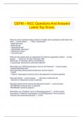 CEFM – NCC Questions And Answers Latest Top Score.