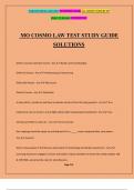 MO COSMO LAW TEST STUDY GUIDE SOLUTIONS