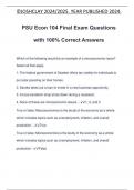 PSY 200 Exam 1 Questions and Answers 100% Solved