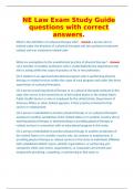 NE Law Exam Study Guide questions with correct answers. What is the definition of a physical therapy aide? - Answer a person who is trained under the direction of a physical therapist and who performs treatment-related and non-treatment-related tasks  Wha