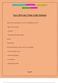 Nurs 130 Exam 2 Study Guide Solutions