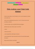 Police Academy exam 2 Study Guide Solutions