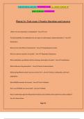 Pharm Ivy Tech exam 1 Practice Questions and Answers