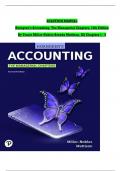 Solutions Manual For Horngren's Accounting, The Managerial Chapters 14th Edition By Tracie Miller-Nobles, Brenda Mattison (All Chapters, 100% Original Verified, A+ Grade)