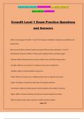 Crossfit Level 1 Exam Practice Questions and Answers