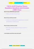 YVR D-AVOP Practice Theory  Questions Questions and Answers (100% Pass)