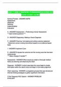 UNIT 1 AND 2 NURSING FUNDAMENTALS NSG 521 EXAM STUDY GUIDE