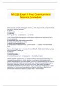   NR 228 Exam 1 Prep Questions And Answers Graded A+.