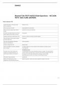 Biomed TCM TESTS MOCK EXAM Questions - NCCAOM WITH 100- SURE ANSWERS