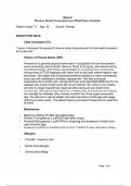 NURS 6512 Week 9 Shadow Health Comprehensive SOAP Note Template