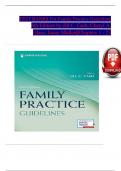 TEST BANKS For Family Practice Guidelines, 6th Edition by Jill C. Cash; Cheryl A. Glass, Verified Chapters 1 - 23, Complete Newest Version