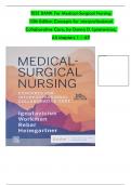 TEST BANK For Medical Surgical Nursing 10th Edition by Ignatavicius, Workman, Rebar & Heimgartner . All Chapters 1 to 69 Complete, Verified Edition: ISBN 9780323612425