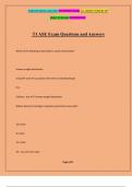 T1 ASE Exam Questions and Answers