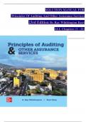 Solution Manual For Principles of Auditing and Other Assurance Services 22nd Edition by Whittington & Pany, All 21 Chapters Covered, Verified Latest Edition